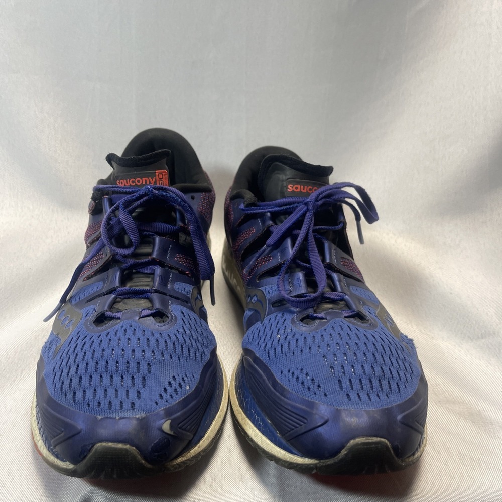Saucony Omni ISO Womens Running Shoes Size 10 Blue EVERUN Stability